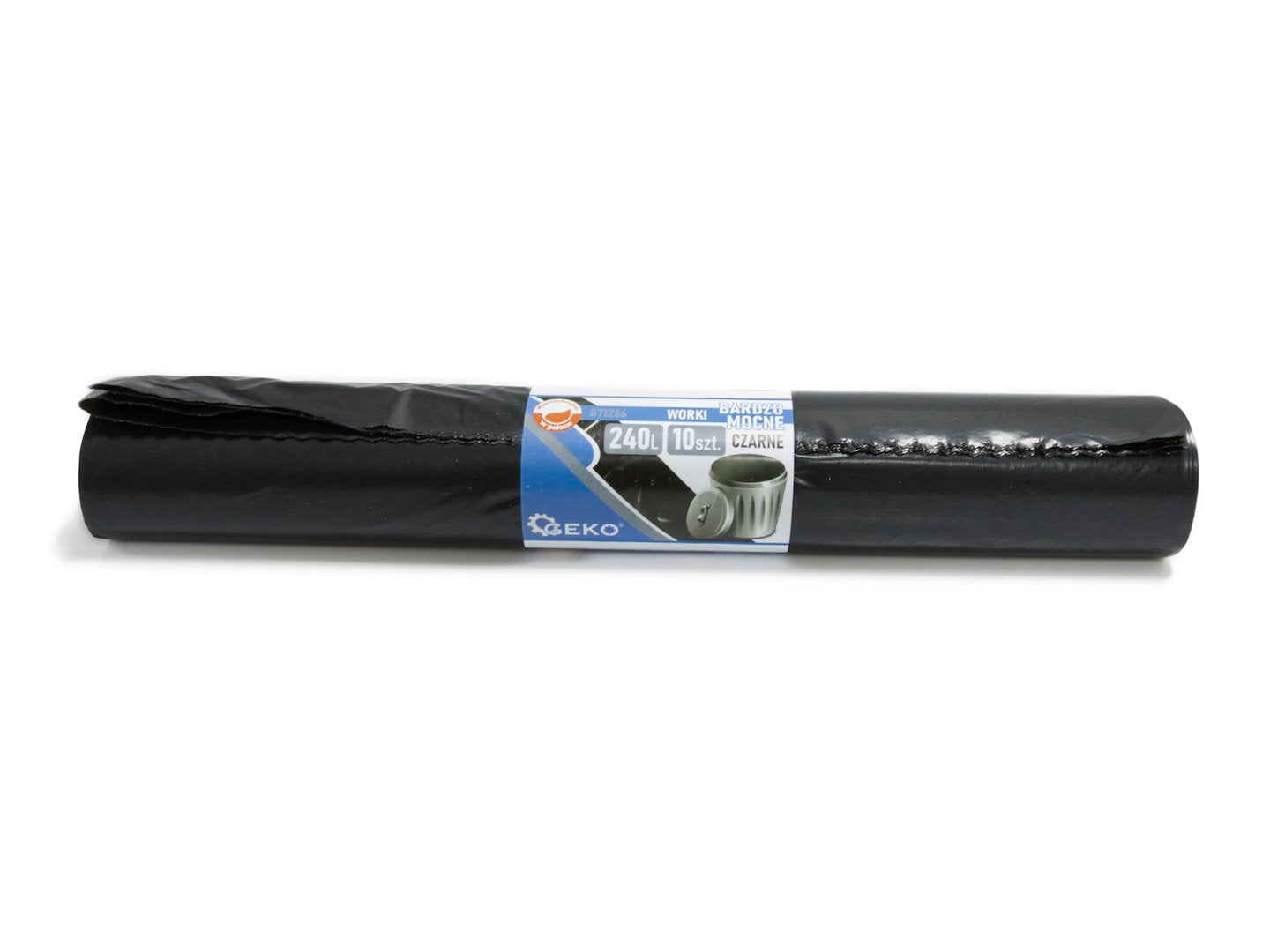 Heavy-duty rubble bags 240L (10 pcs) - Black