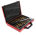 Titanium HSS drill bits for metal 170 pcs. KD991 (D38)