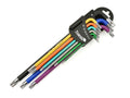 9-piece Long-Arm Torx Key Set, S2 Material