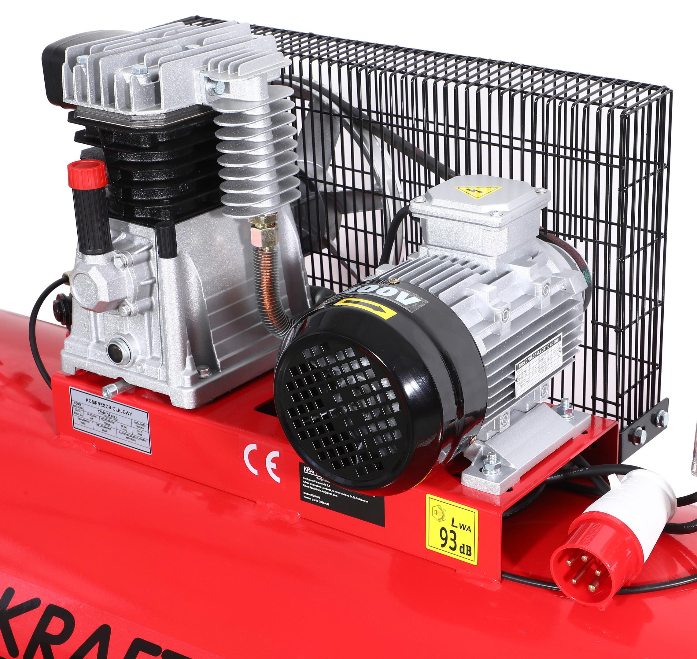 Oil compressor 300L 9.5kW KD1409