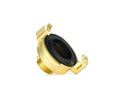 Brass connector compatible with GEKA connector - external thread 1/2”