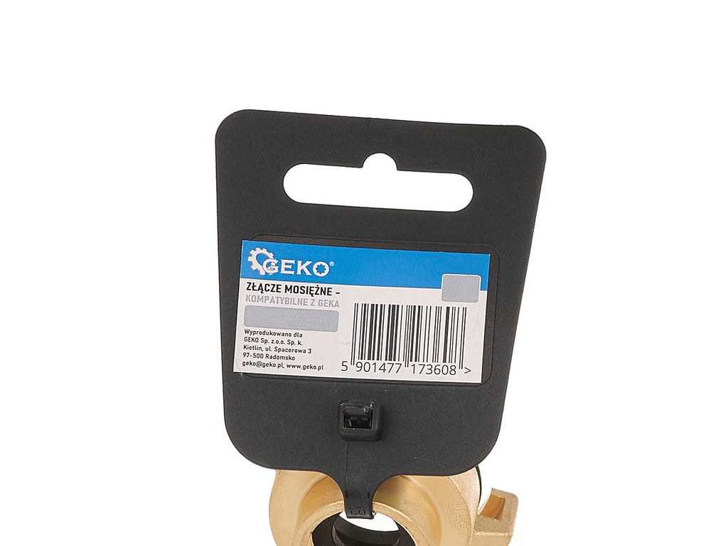 Brass connector compatible with GEKA connector – internal thread 1 1/4”