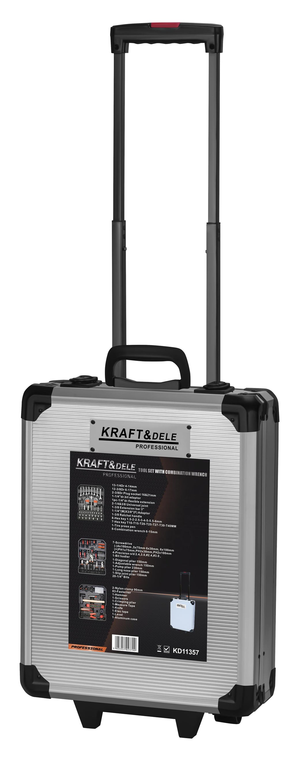Tool set in a 187-piece case KD11357