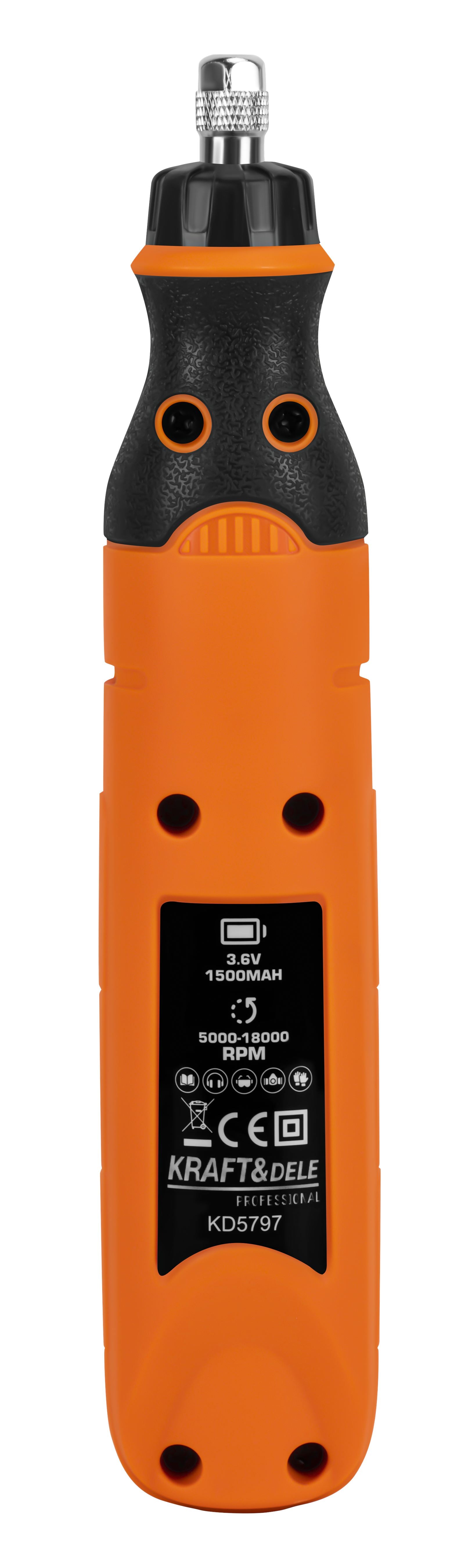 Mini cordless grinder and sharpener 3.2mm + 20pcs accessories KD5797