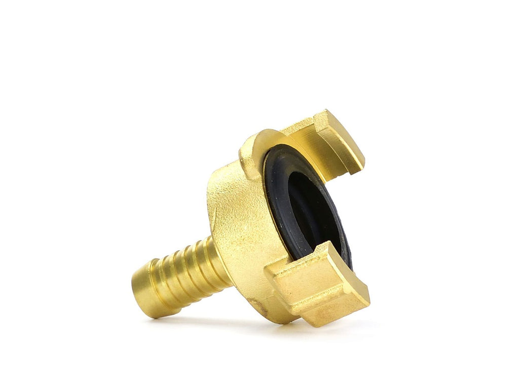 Brass connector compatible with GEKA connector - 360° axially rotatable 1/2\"