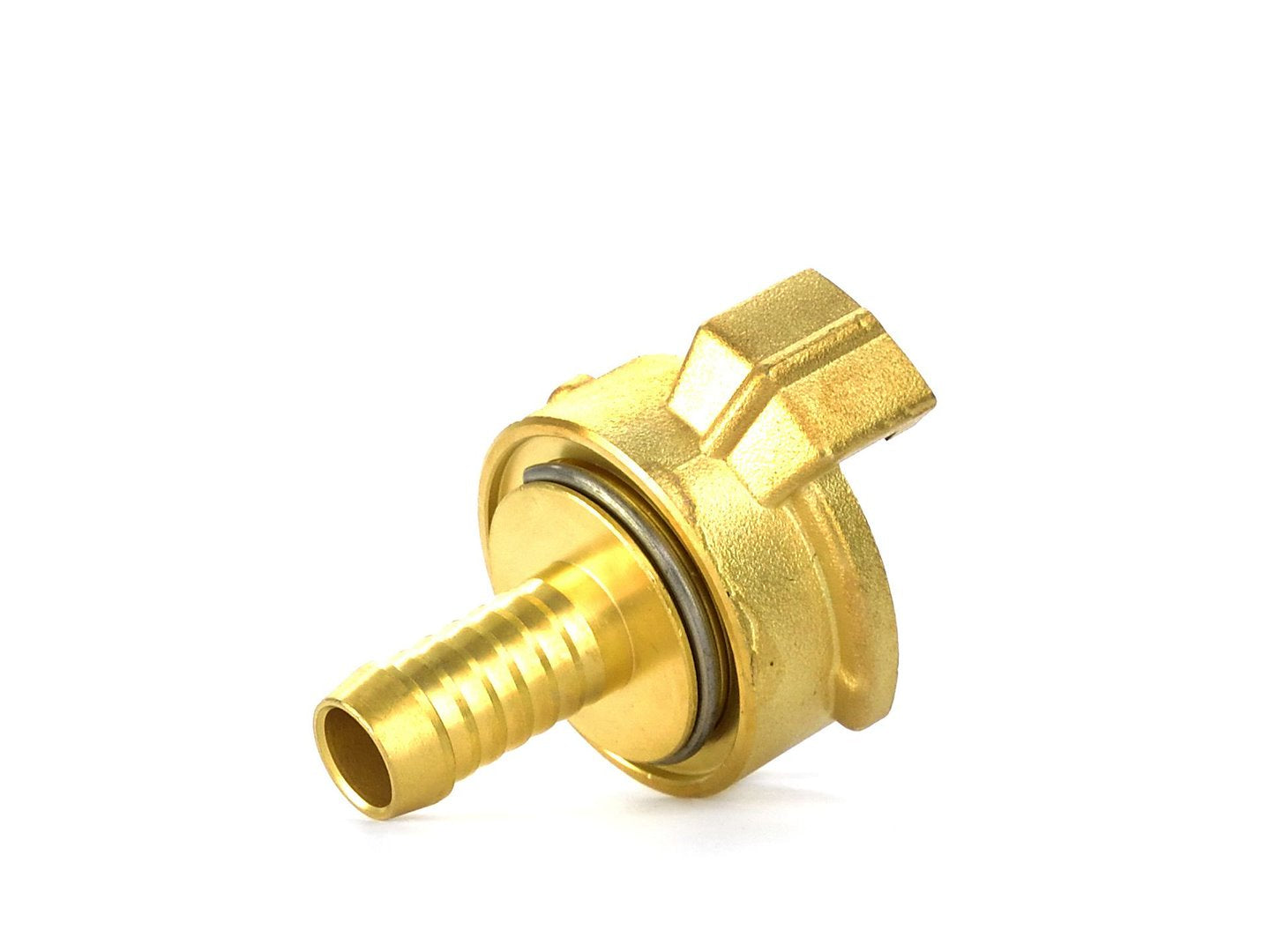 Brass connector compatible with GEKA connector - 360° axially rotatable 1/2\"