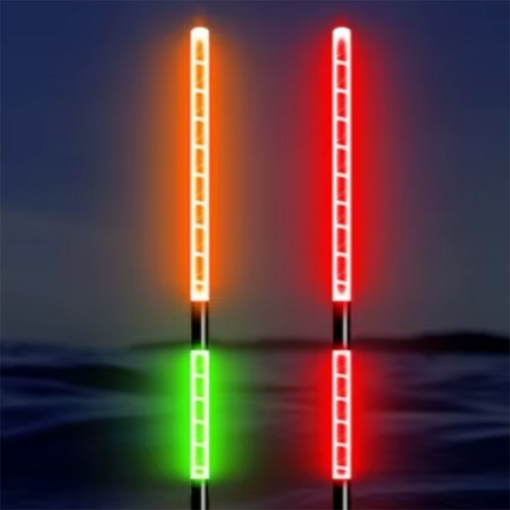 LED Glow Float Hokkaido Brand 3G Color Change When Biting + Battery