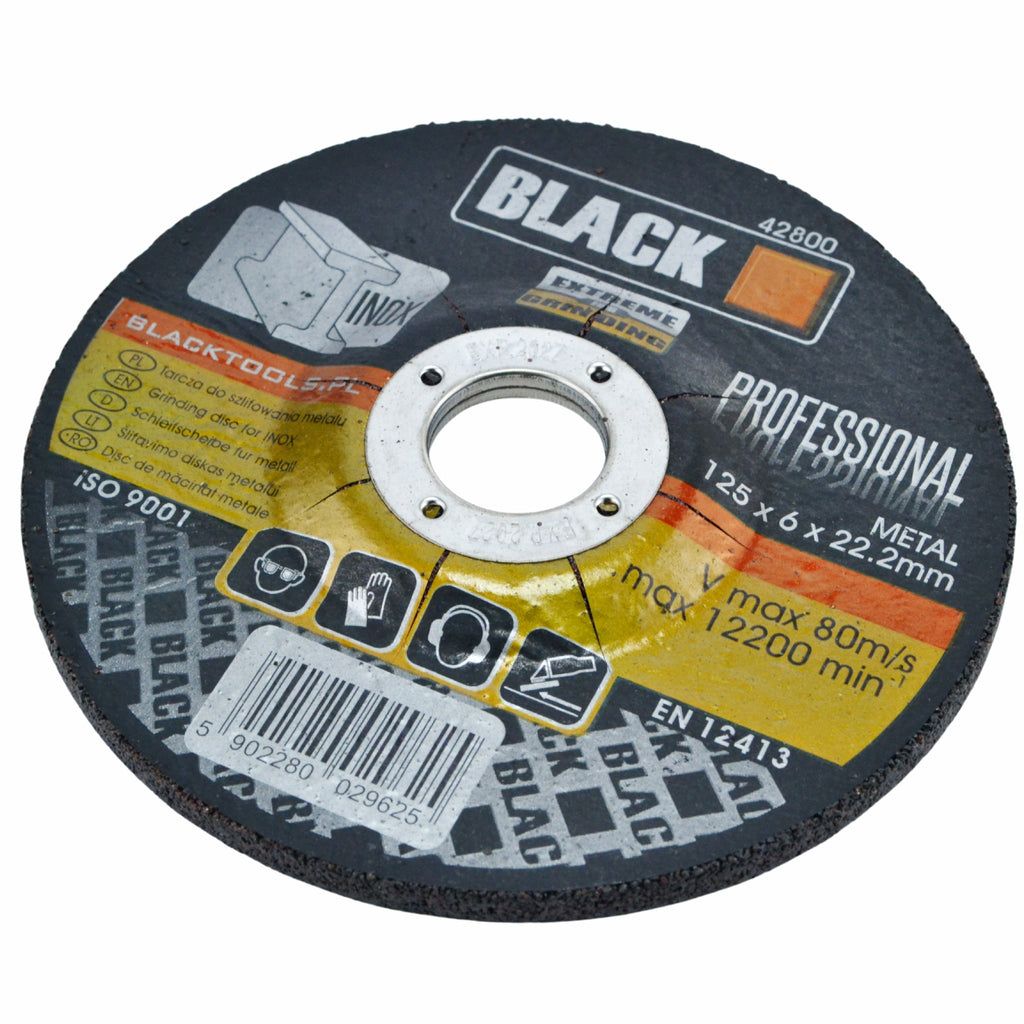 Metal Grinding Disc 125x6x22.2 Inox