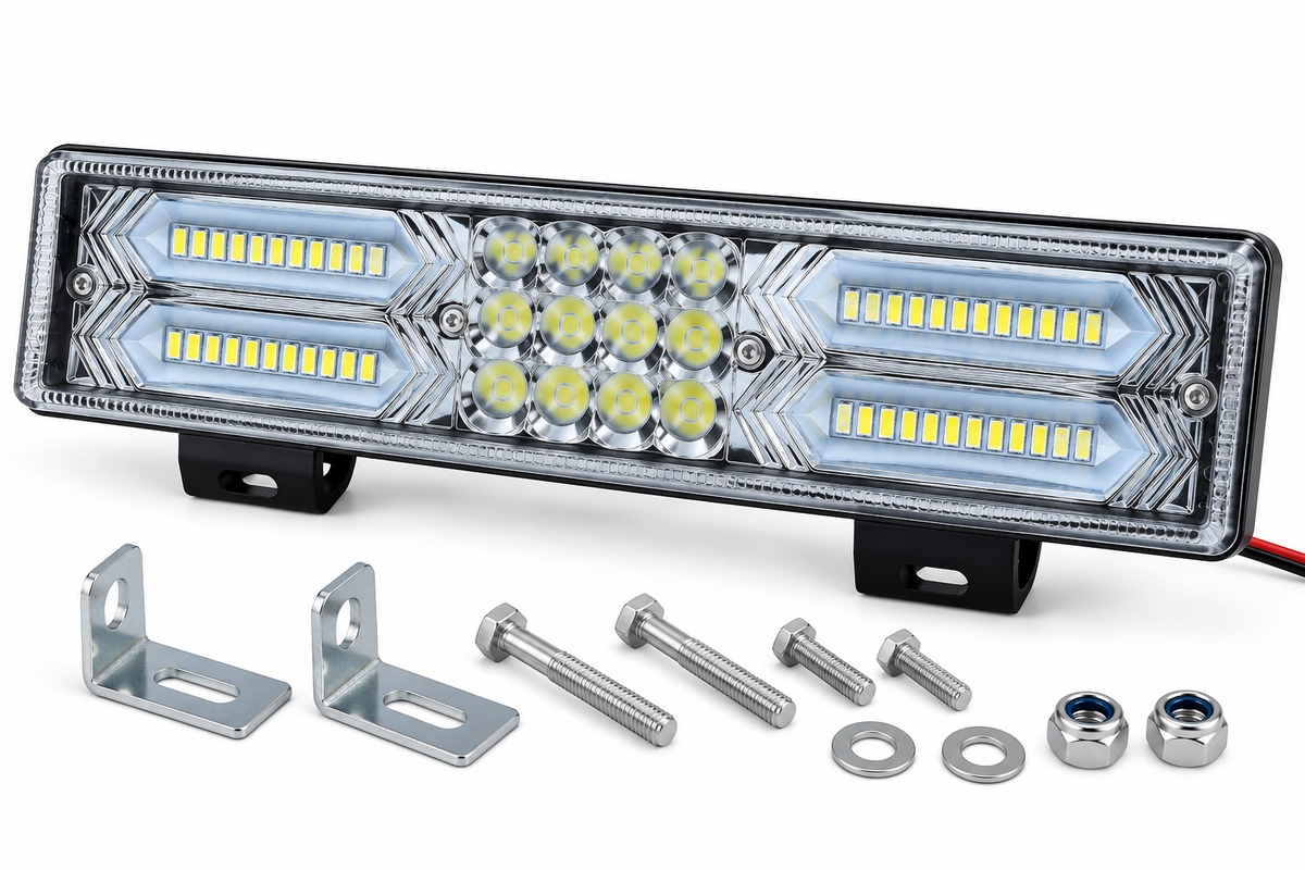 360W LED Work Light Bar 12–80V – Heavy Duty Auxiliary Light for Truck Tractor 4x4