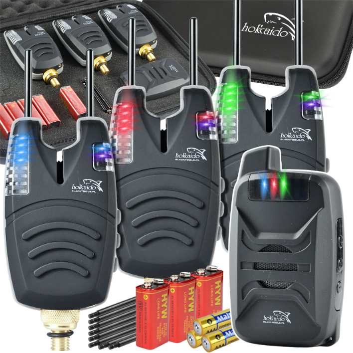 3x elektroonilist hammustuse indikaatori juhtseadet, erinevad värvid