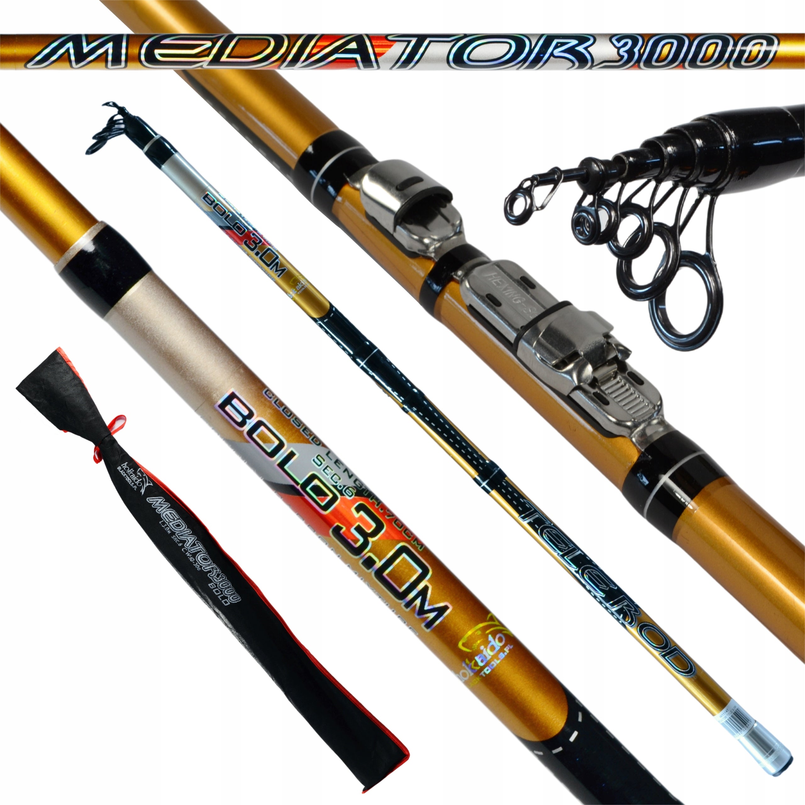 Hokkaido Mediator teleskoopvarras 3 m