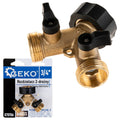 2-Way Distributor 3/4" with Independent Valves 3/4"