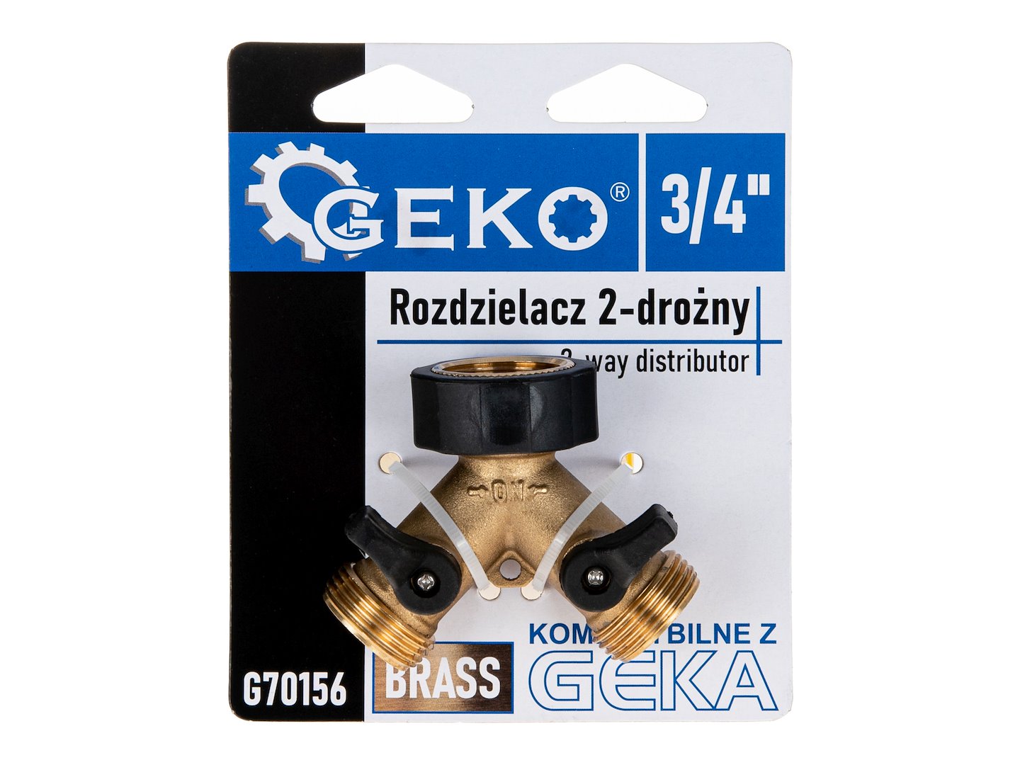 2-Way Distributor 3/4" with Independent Valves 3/4"