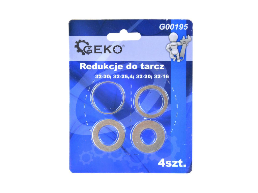 Reduction Ring Set, 4-piece — for 32 mm hole: 30, 25.4, 20, 16 mm
