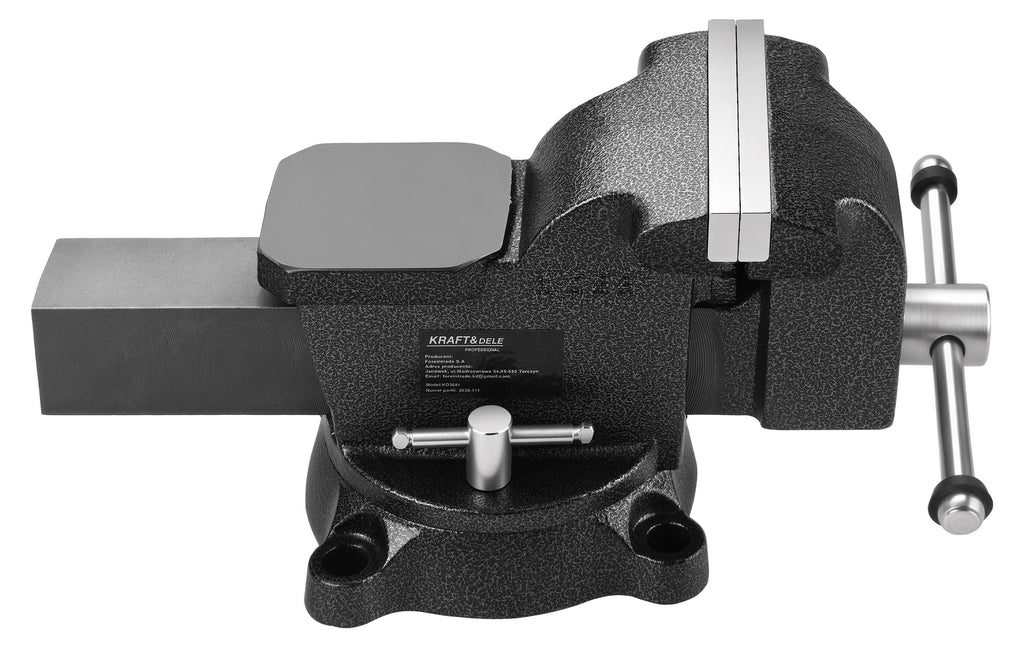 Rotating vise with anvil 125mm KD3681