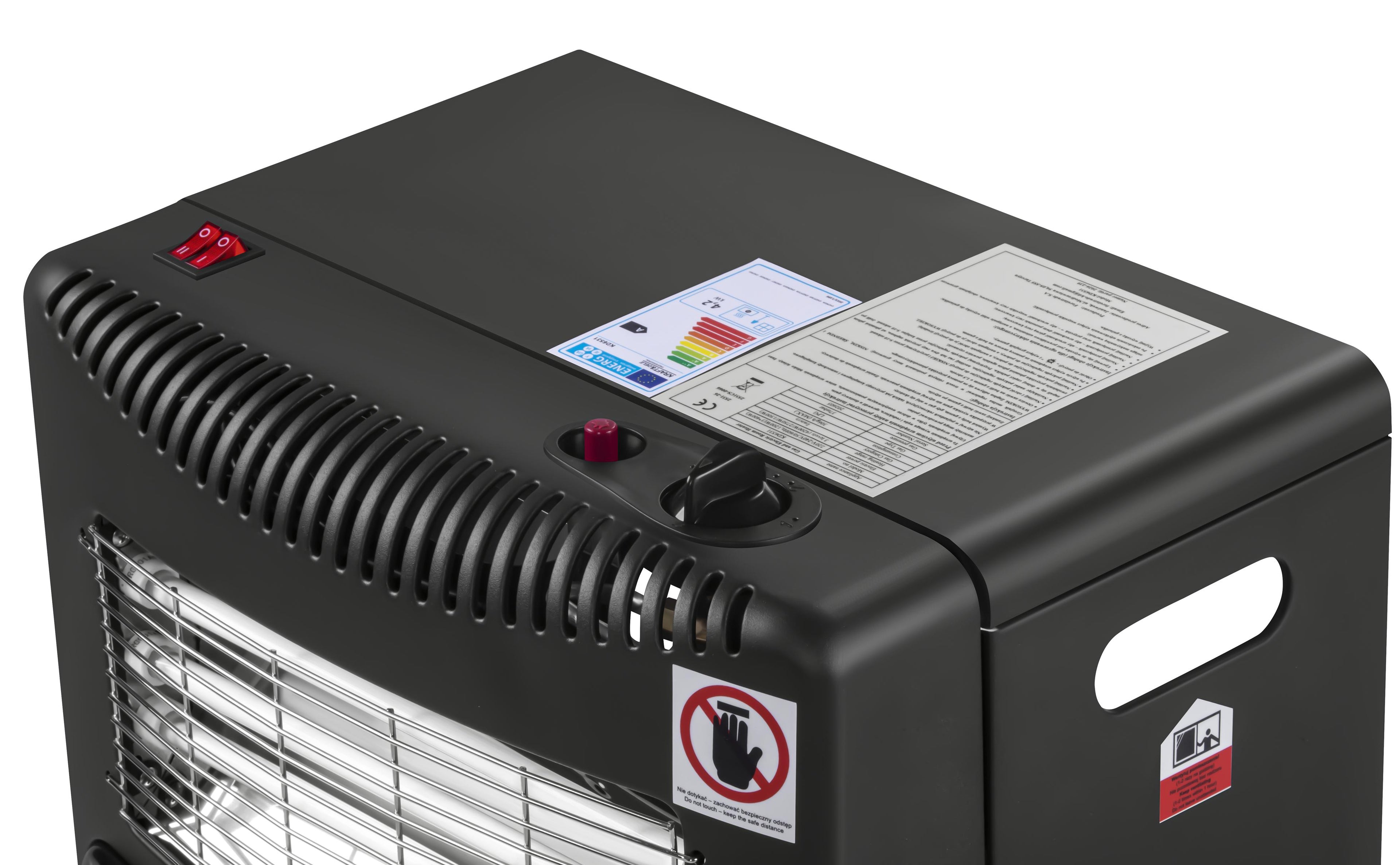 Gas heater 1500/2750/4200W and electric 1200W 2in1 KD6531