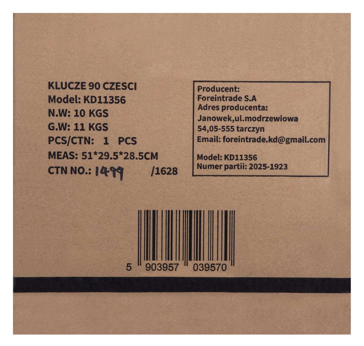 90pc Tool Set KD11356