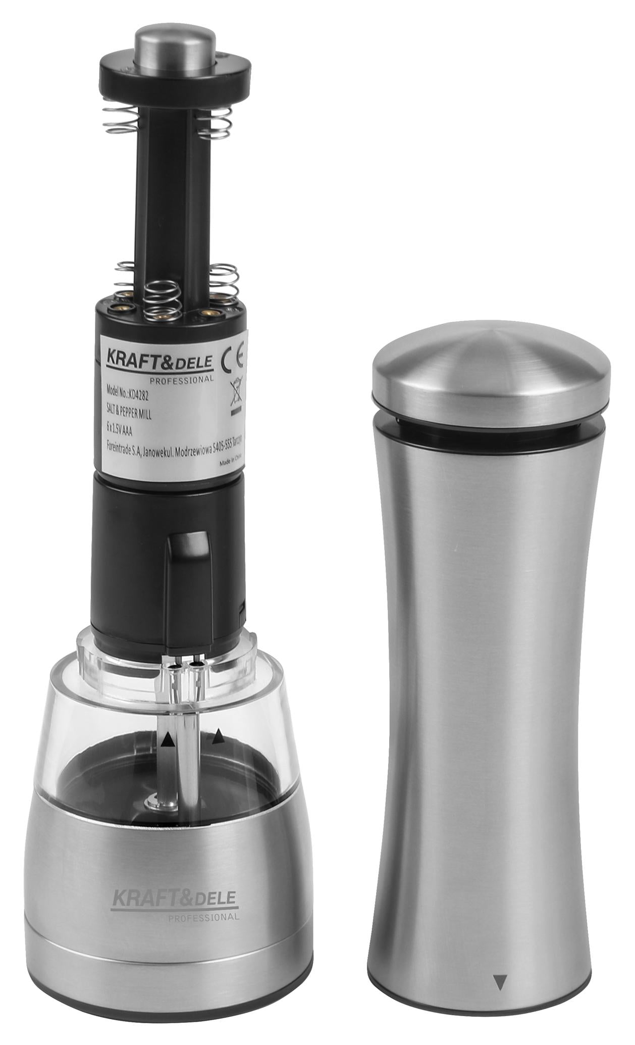 Electric pepper and salt grinder KD4282