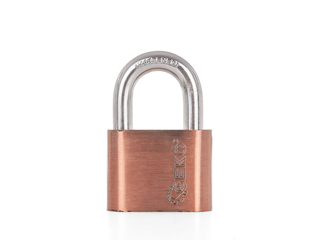 Set of nickel-plated padlocks, 50 mm, 3 pcs (one-key system)