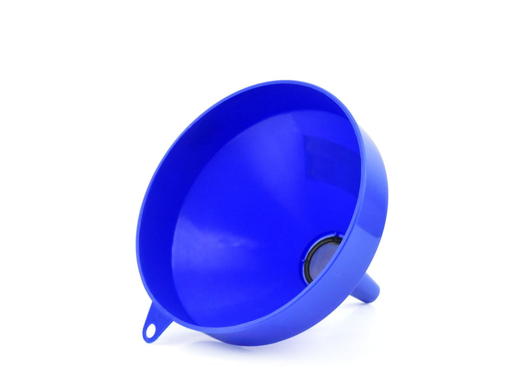 Oil funnel with strainer, 24 cm