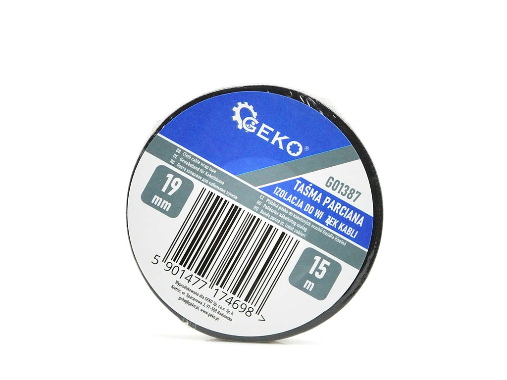 Cloth fabric tape for cable bundles, 19 mm x 15 m