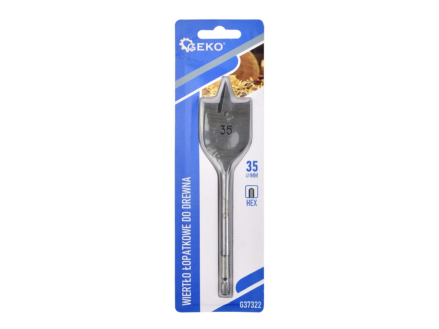 Spade drill bit for wood 35 x 152 mm HEX