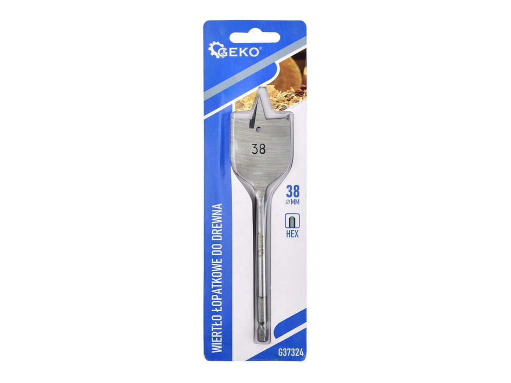 Spade Drill Bit for Wood 38x152mm HEX