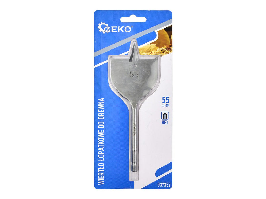Spade drill bit for wood 55 x 152 mm HEX