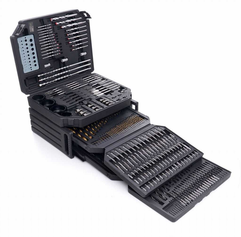Drills, hole saws, chisels, bits - 300-piece set KD998