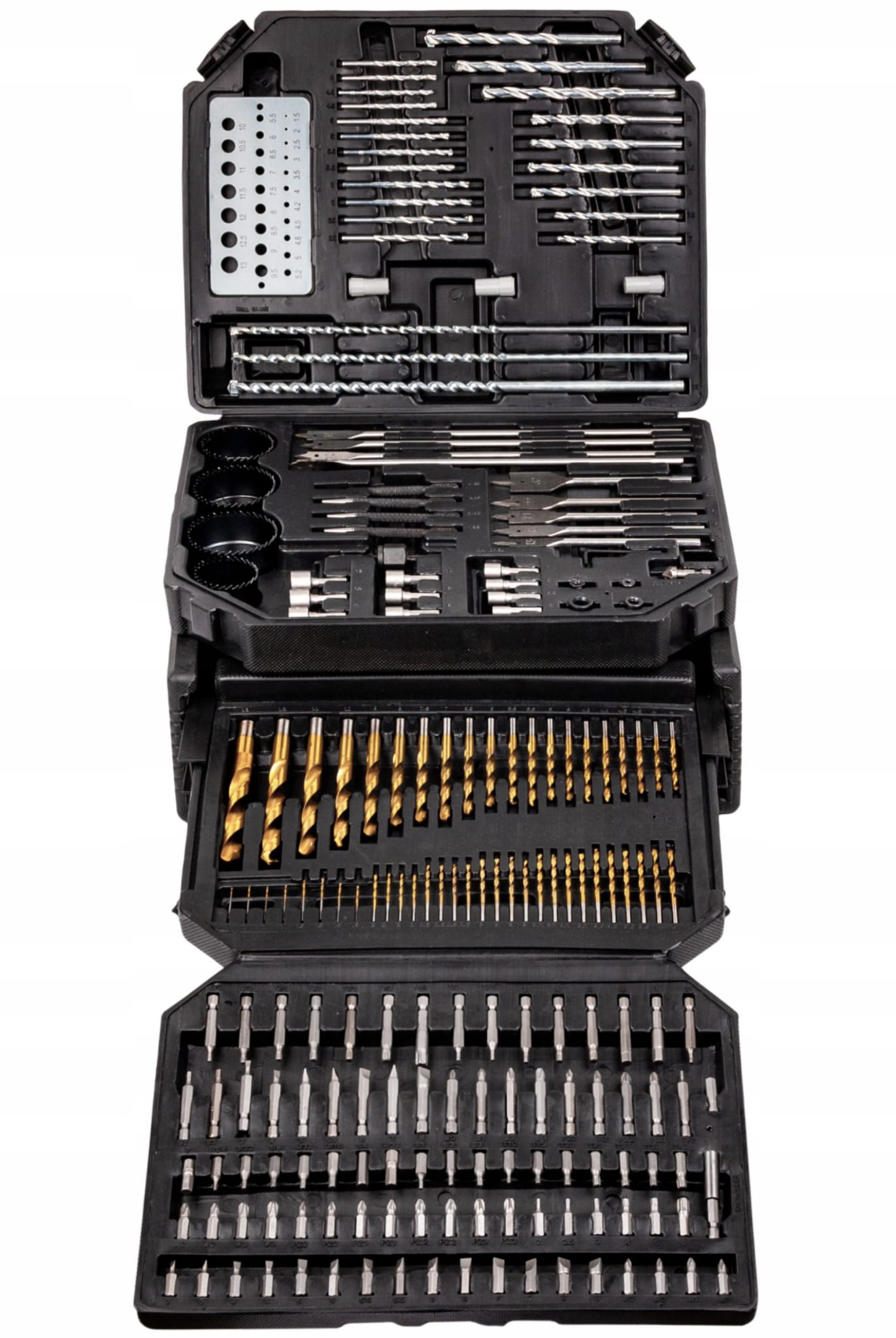 Drills, hole saws, chisels, bits - 300-piece set KD998