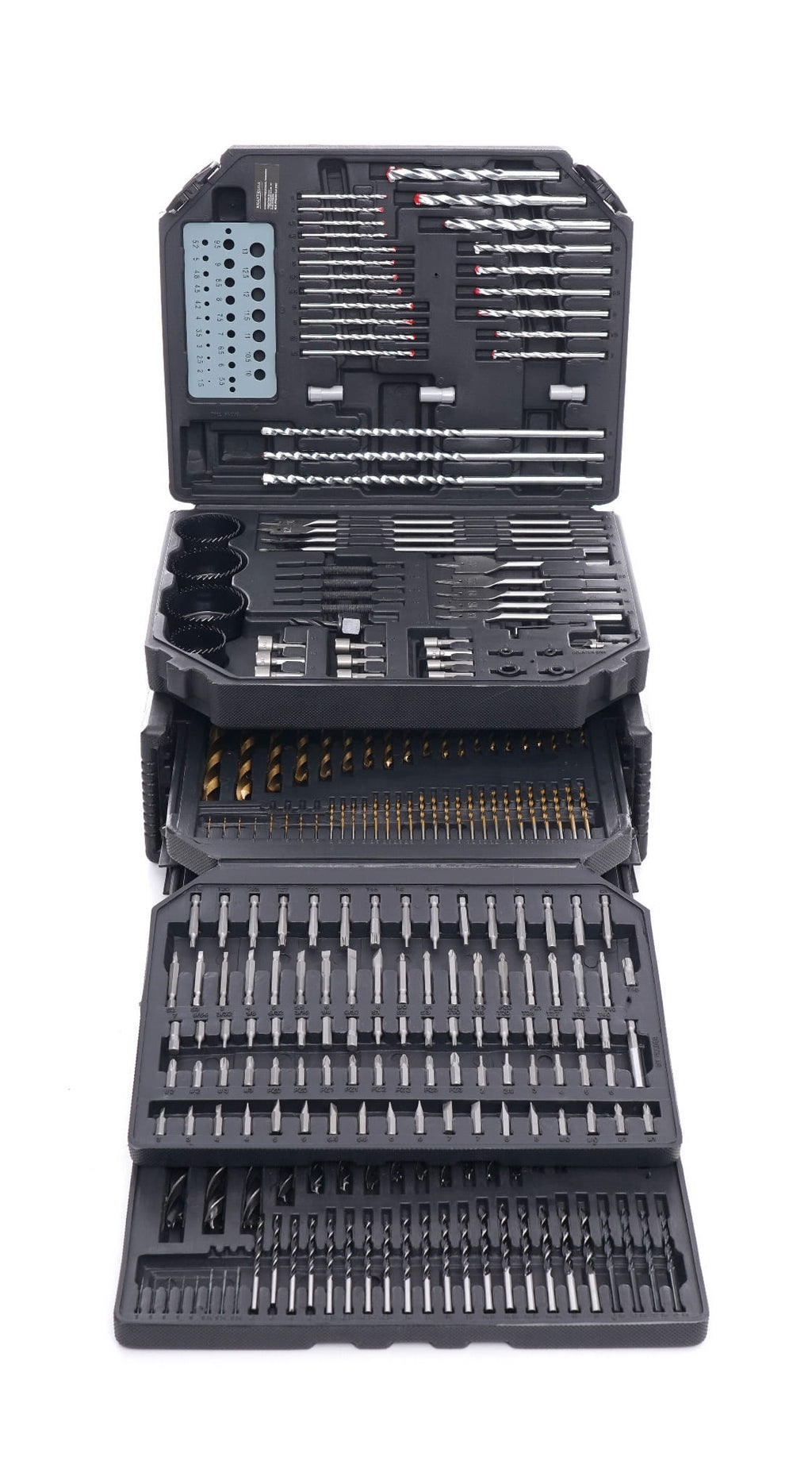 Drills, hole saws, chisels, bits - 300-piece set KD998