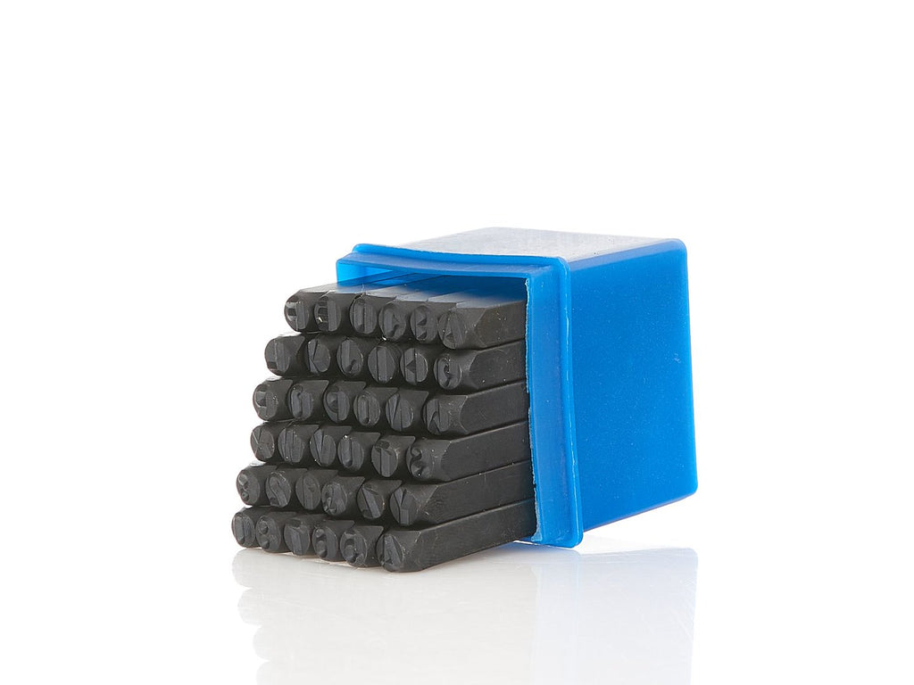 Figure Punch Letter and Number Stamp Set, 36 pc, 6 mm