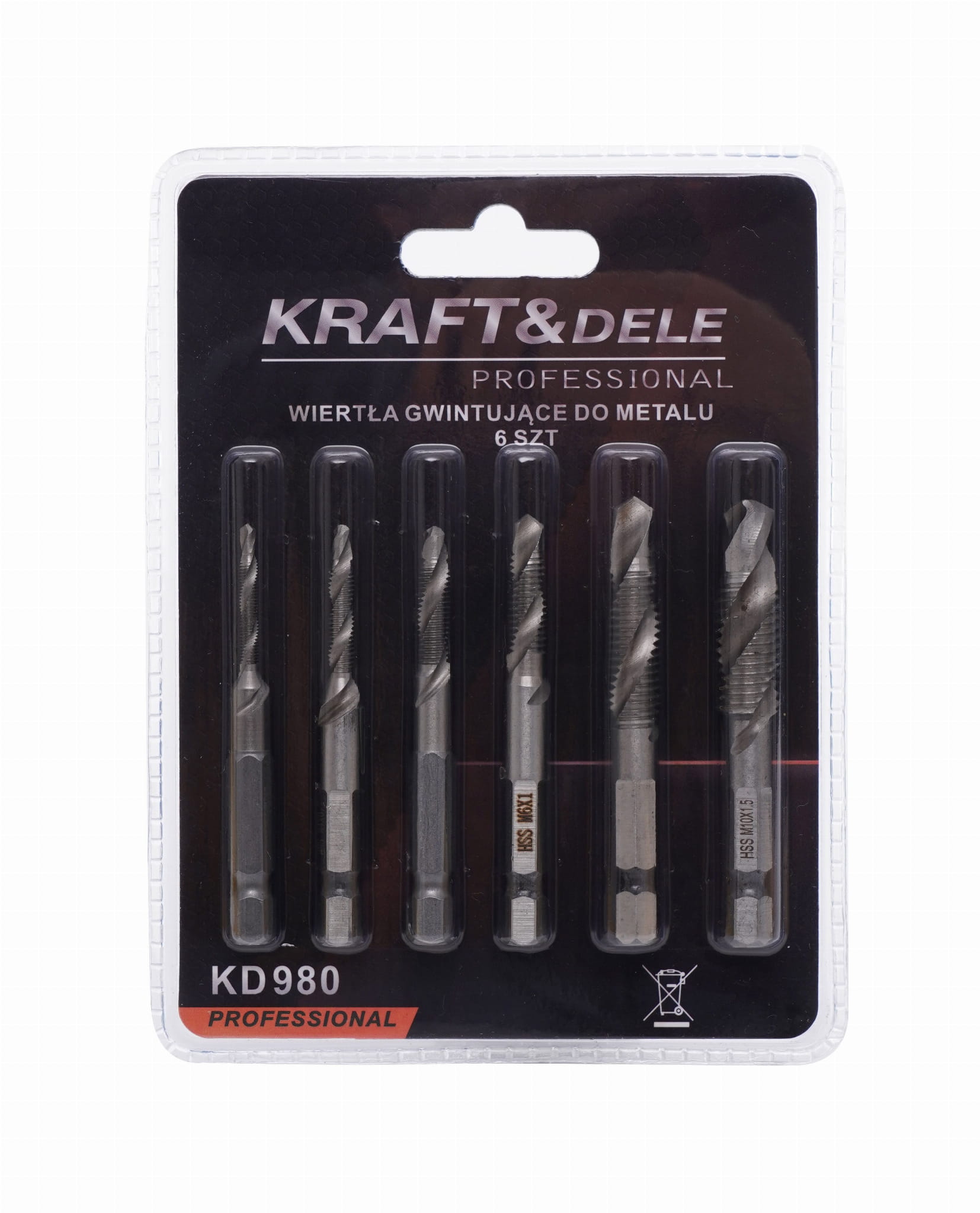 6 tk keermestuspuurid KD980 (P)