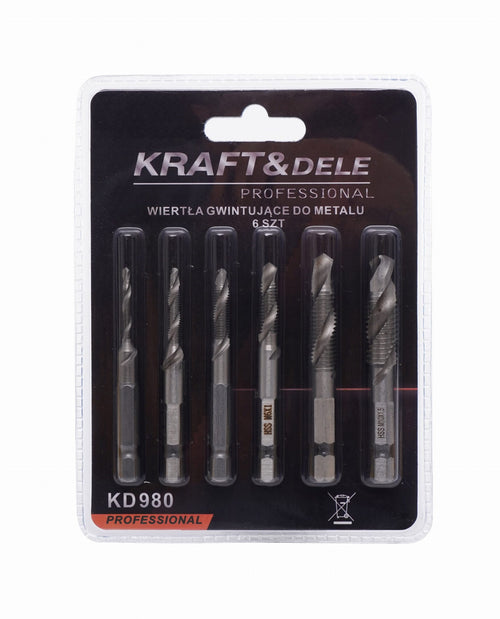 6 tk keermestuspuurid KD980 (P)