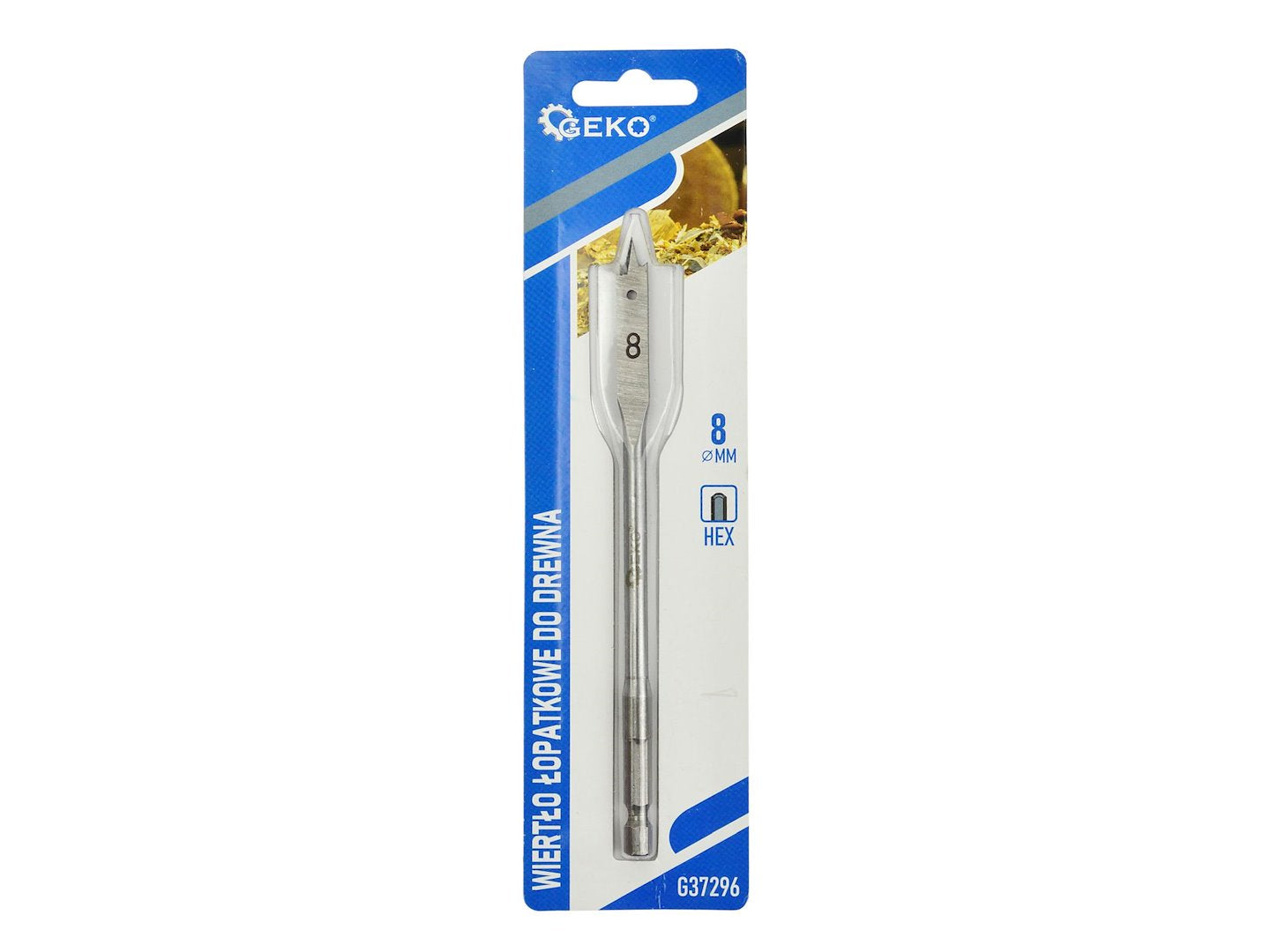 Spade drill bit for wood 8 x 152 mm HEX