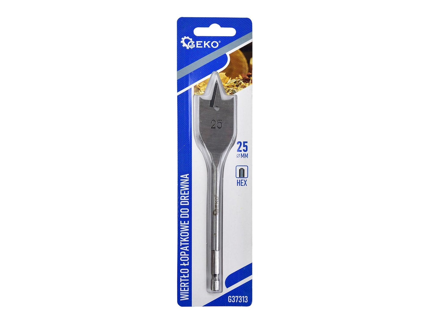 Spade drill bit for wood 25 x 152 mm HEX