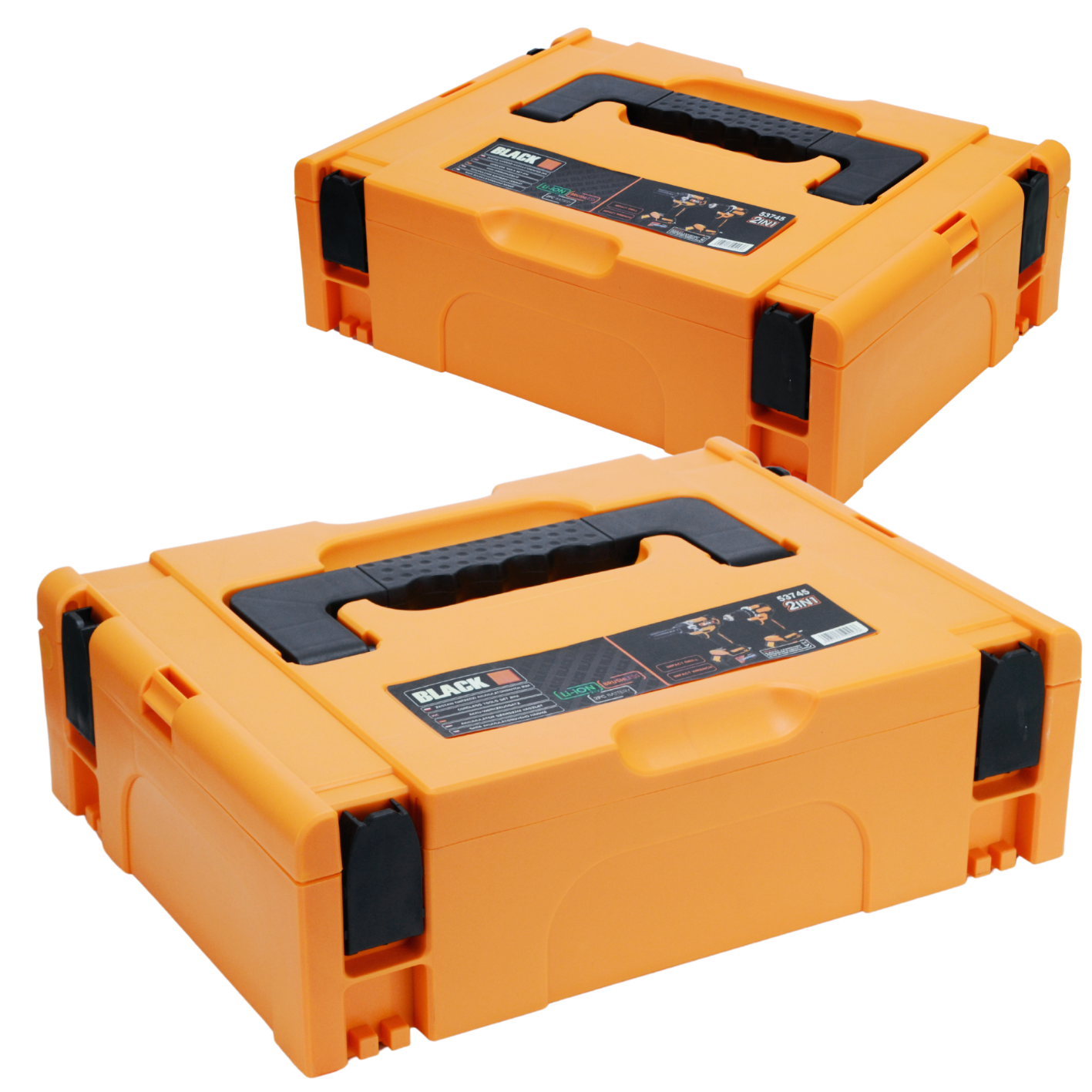 2-ühes juhtmevaba kruvikeeraja ja löökmutrivõtme tööriistakomplekt 21V 2x 4Ah