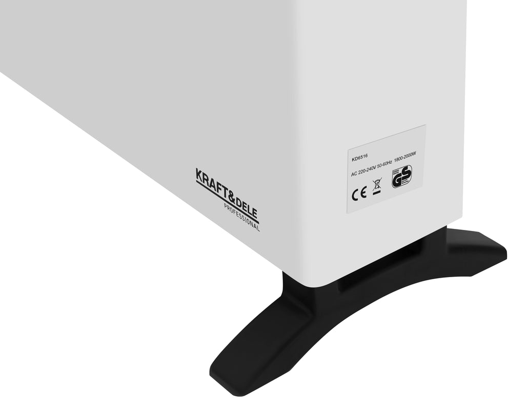 Electric convector heater with thermostat 2000W KD6516