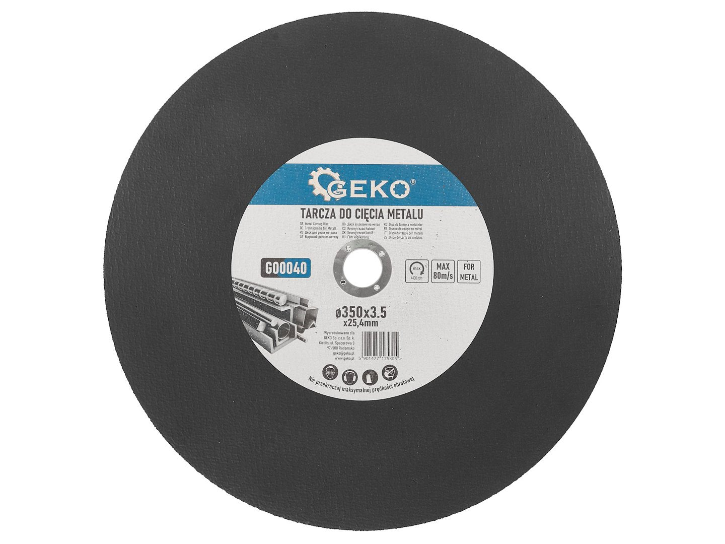 Metal Cutting Disc 350 x 3.5 x 25.4 mm – Pack of 5