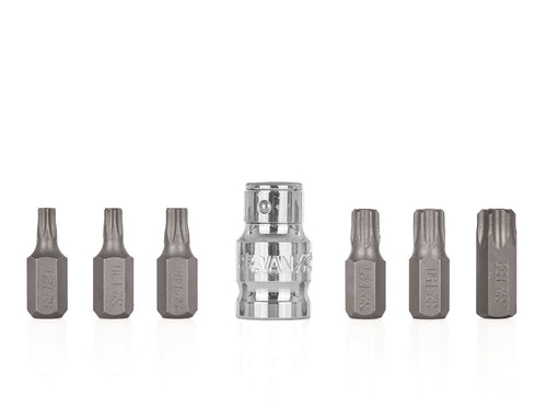 7 pcs. TORX T25-T55 screwdriver bit set