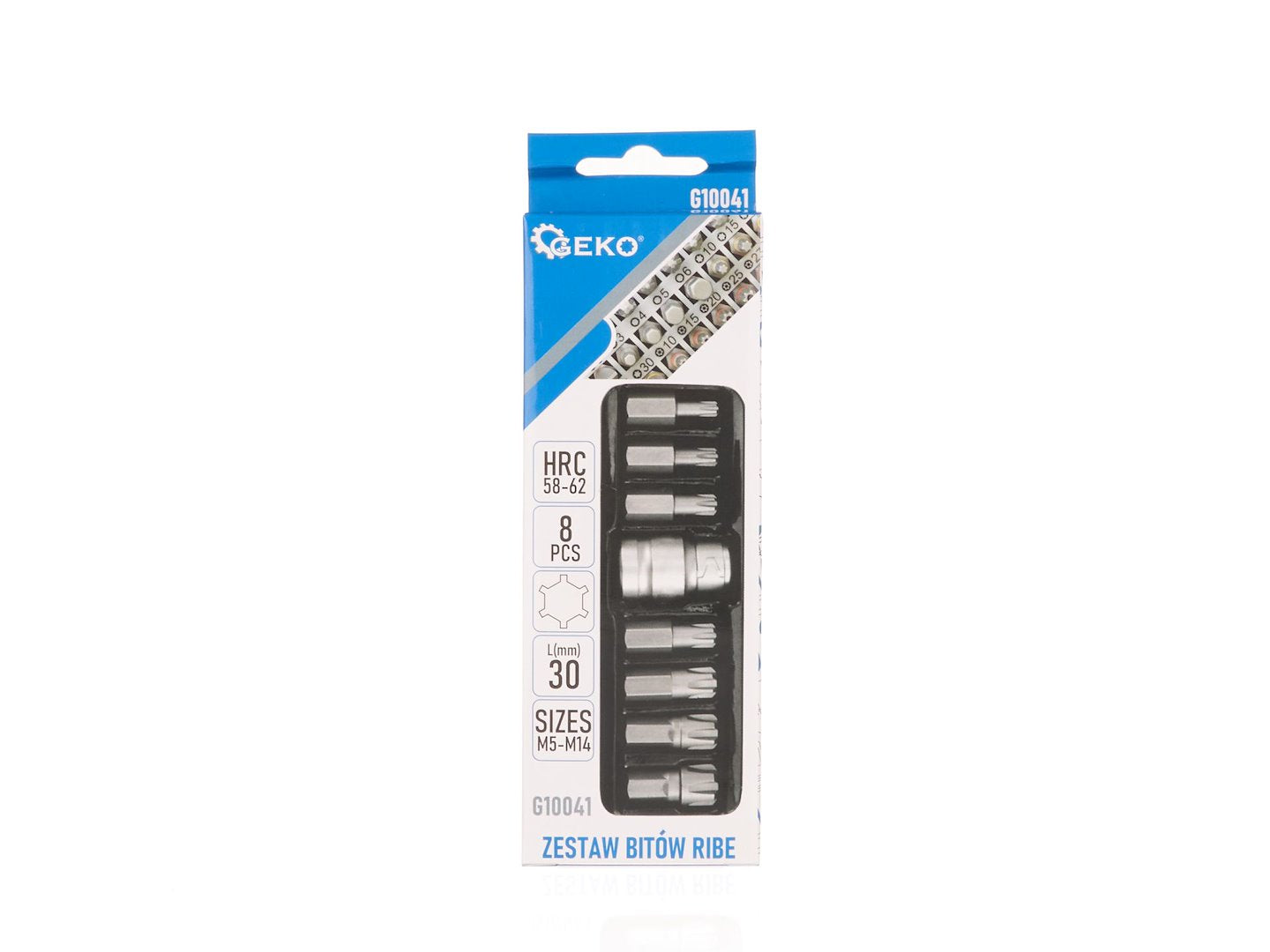 8 pcs RIBE M5-M14 screwdriver bit set