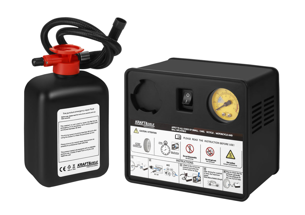 Tire repair kit with sealant KD12703