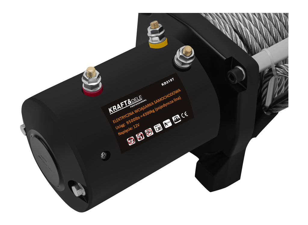 Electric car winch 4700W 4310KG KD2197