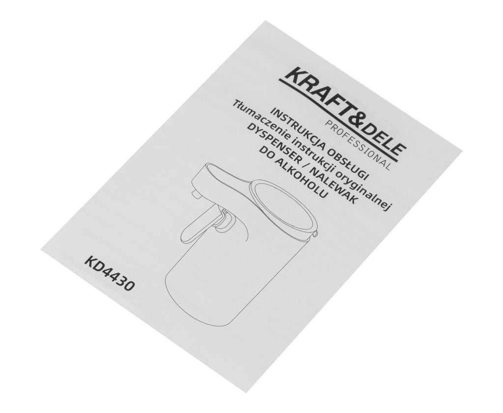Dispenser, alcohol pourer KD4430