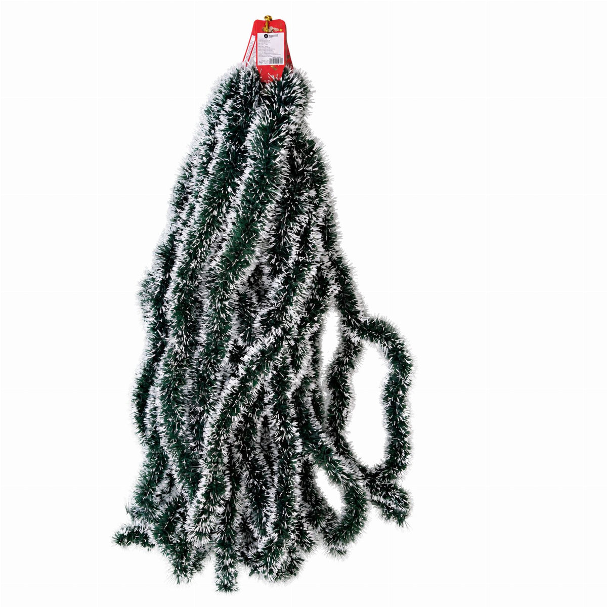 Roheline ja valge läikiv jõulugirlandikett 2 m × 6 cm, 1 tk RC-K-2662