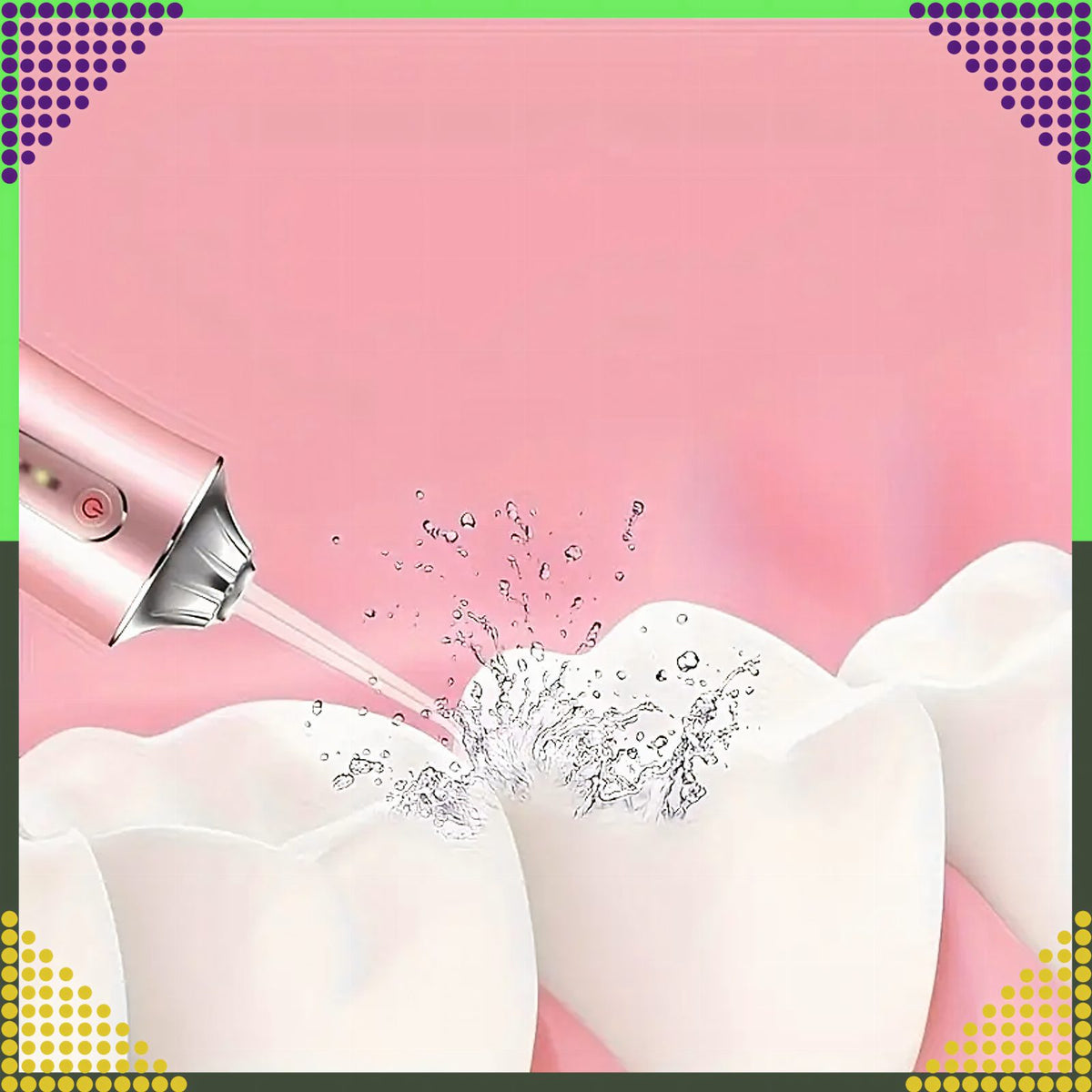 Cordless Dental Water Flosser with 4 Nozzles and 3 Modes 220 ml