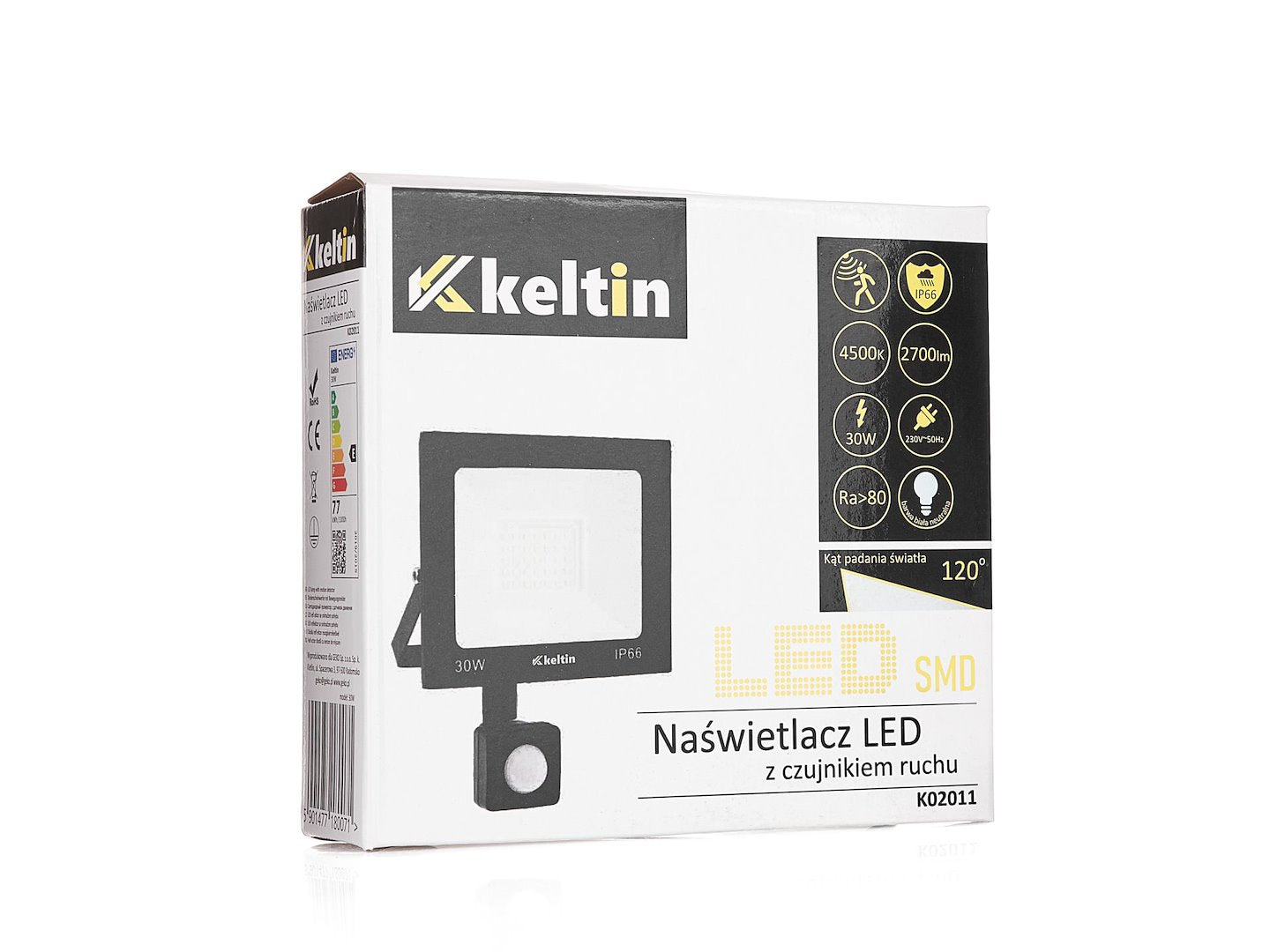 LED floodlight 30W with a motion sensor – neutral white color 4500K