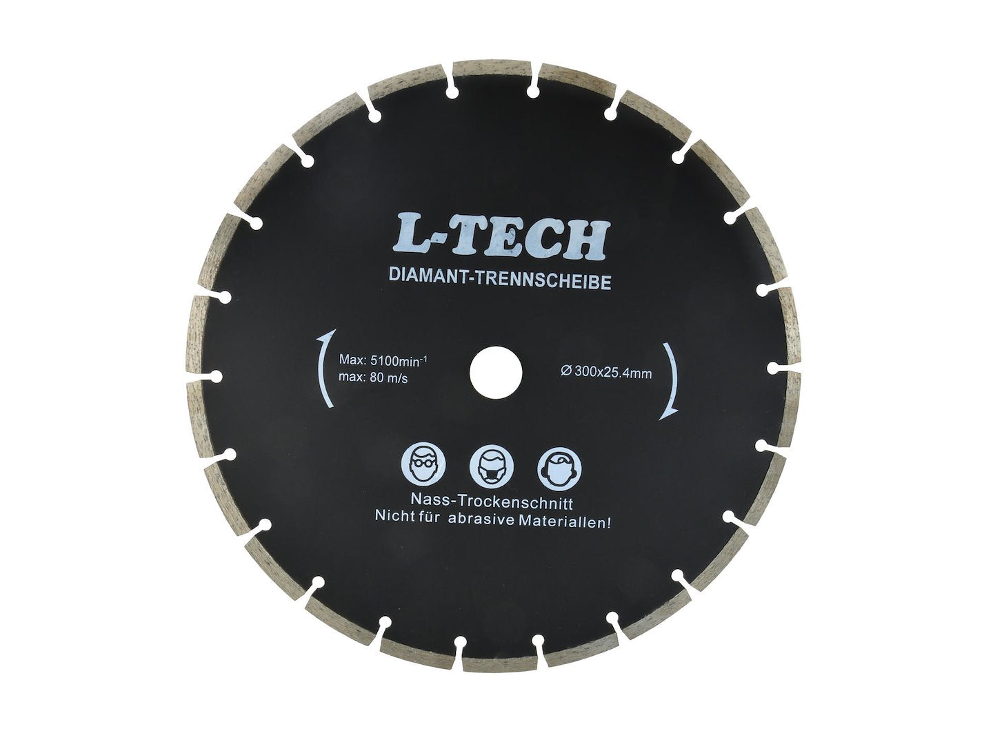 Segmented Rim Diamond Blade 300 x 8 x 25.4 mm