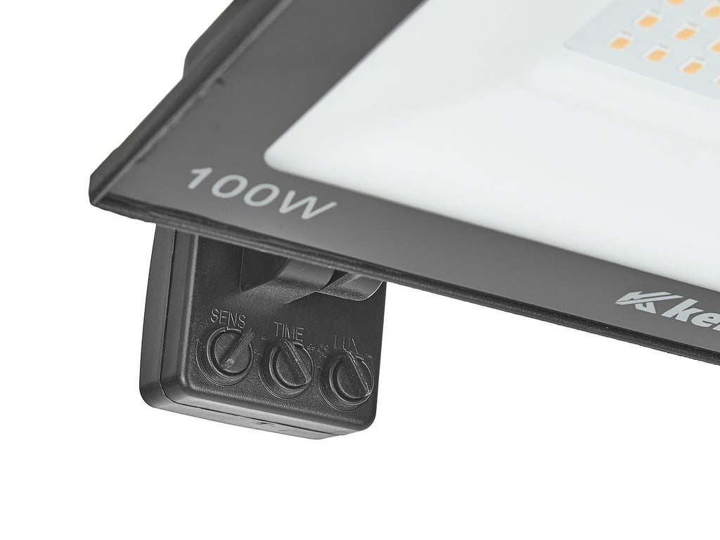 LED Floodlight 100W with Motion Sensor – Cold White 6500K