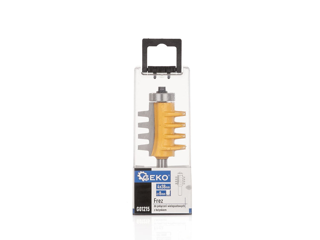 8 mm shank height multi-slot milling cutter bit 4x38 mm with bearing